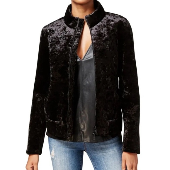 Rachel Roy Velvet Bomber Jacket 2X - Picture 1 of 8